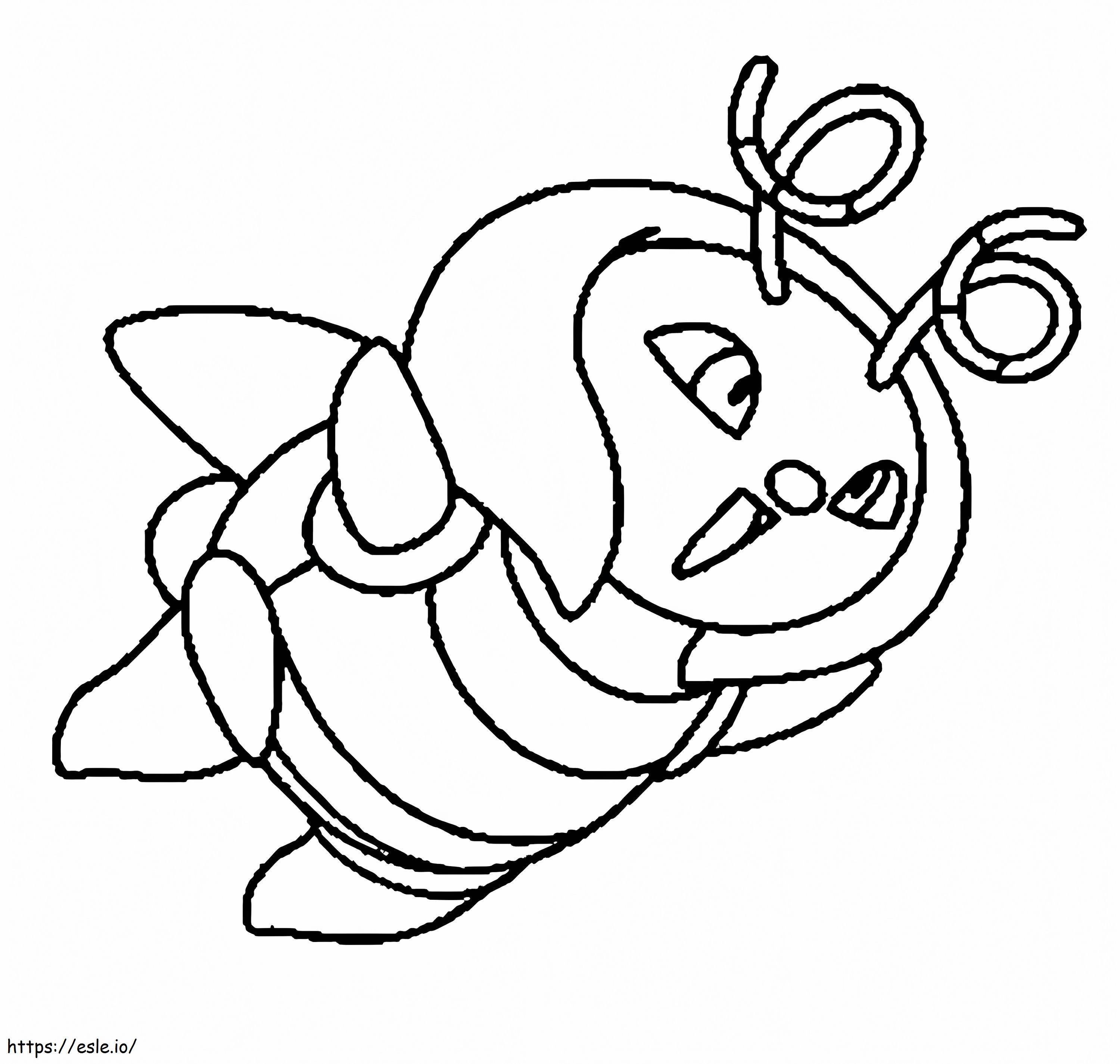 Happy Volbeat Pokemon coloring page