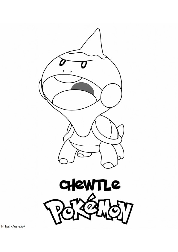 Pokémon Chewtle 2 da colorare