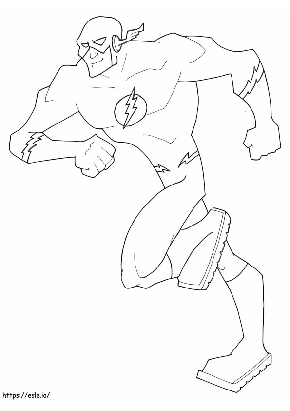 Printable The Flash coloring page
