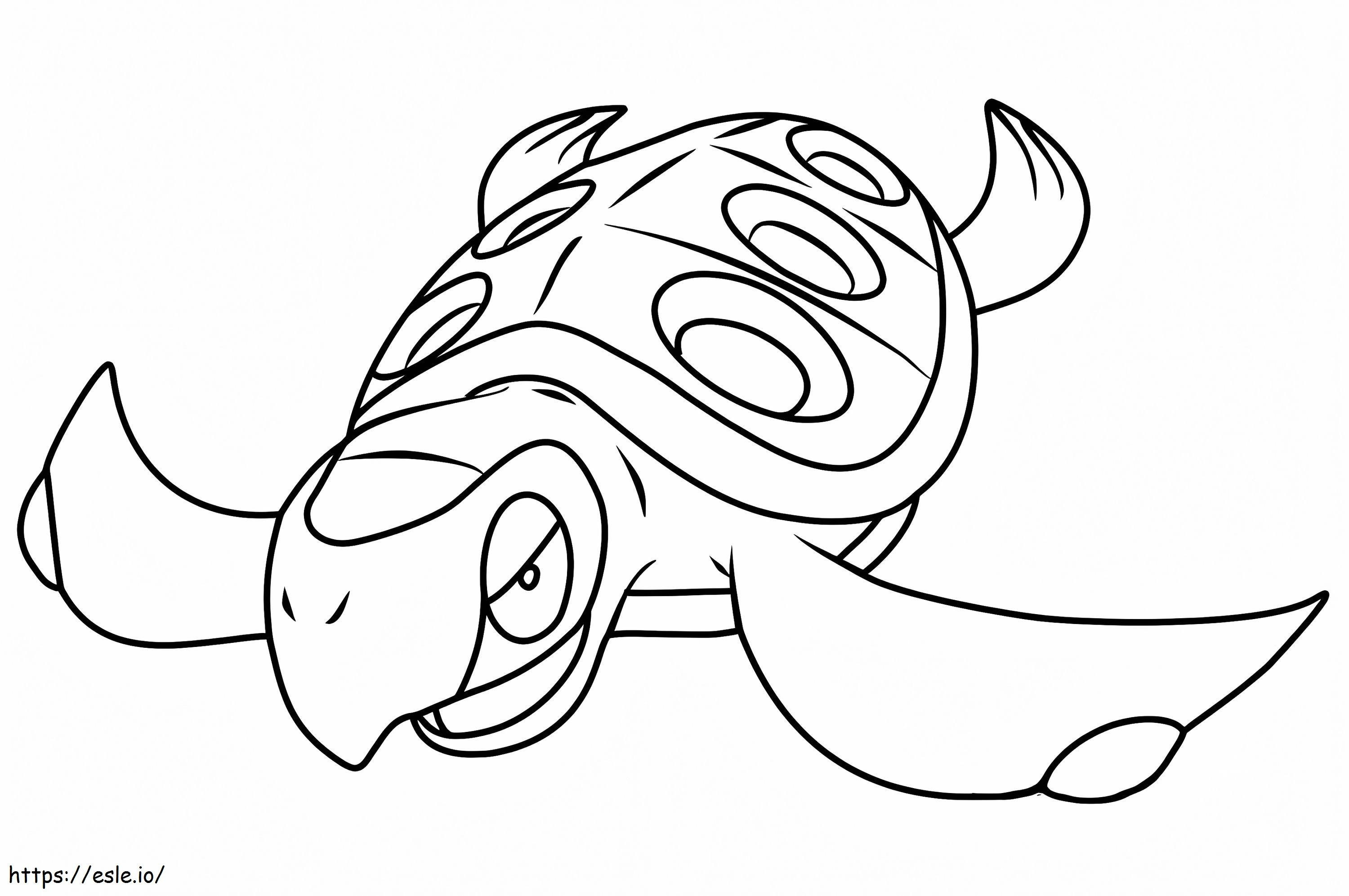 Coloriage Pokémon Tirtouga Gen 5 à imprimer dessin