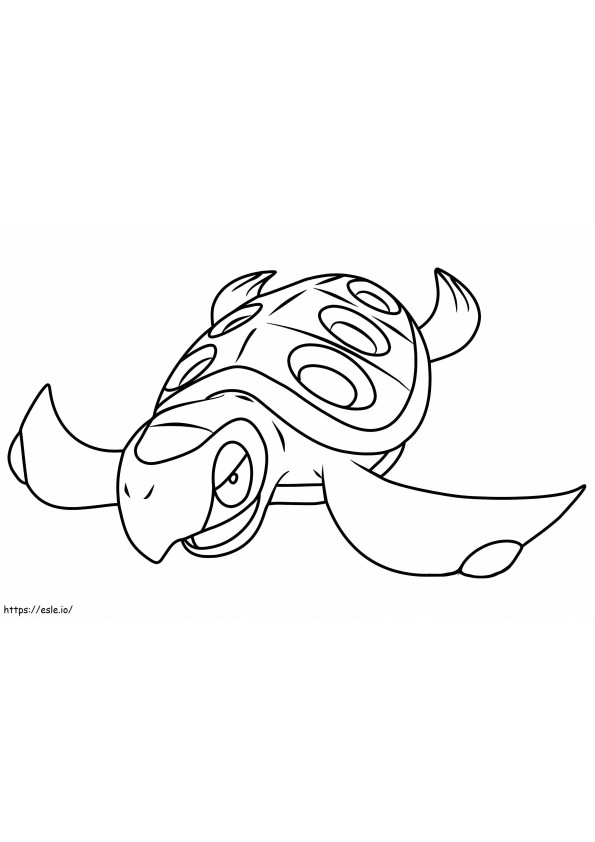 Coloriage Pokémon Tirtouga Gen 5 à imprimer dessin