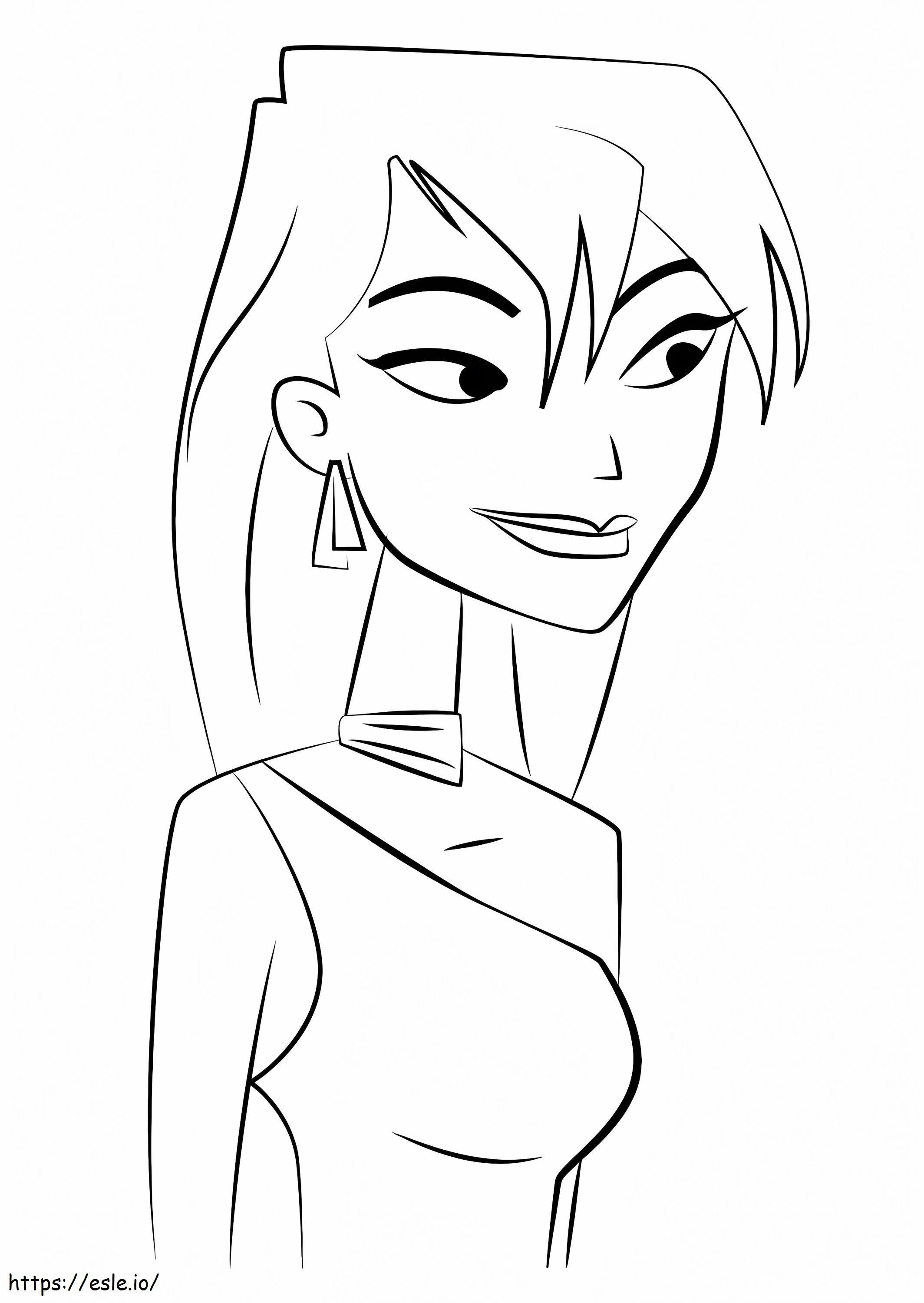 Melinda Wilson From 6Teen coloring page