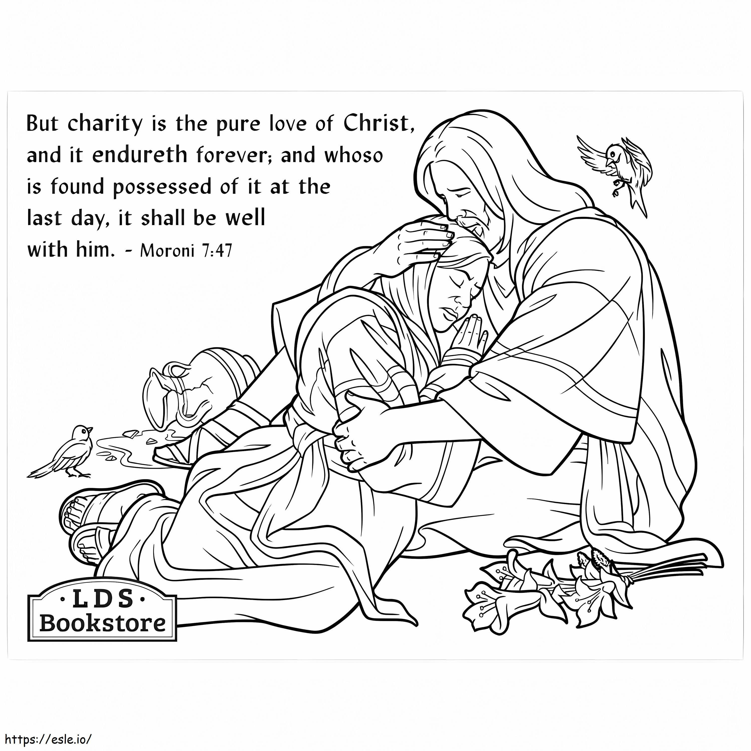 The Pure Love Of Christ coloring page
