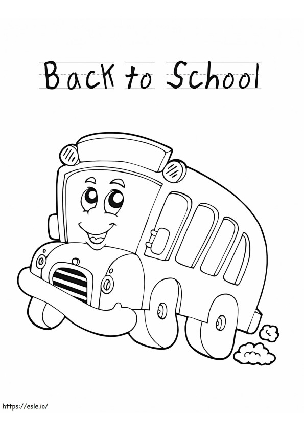 Print Back To School coloring page