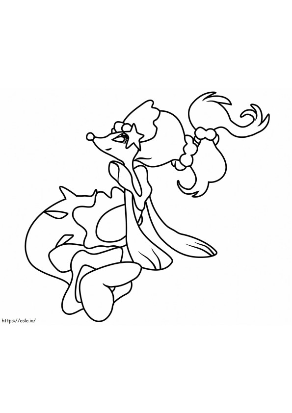 Coloriage Pokémon Primarina à imprimer dessin