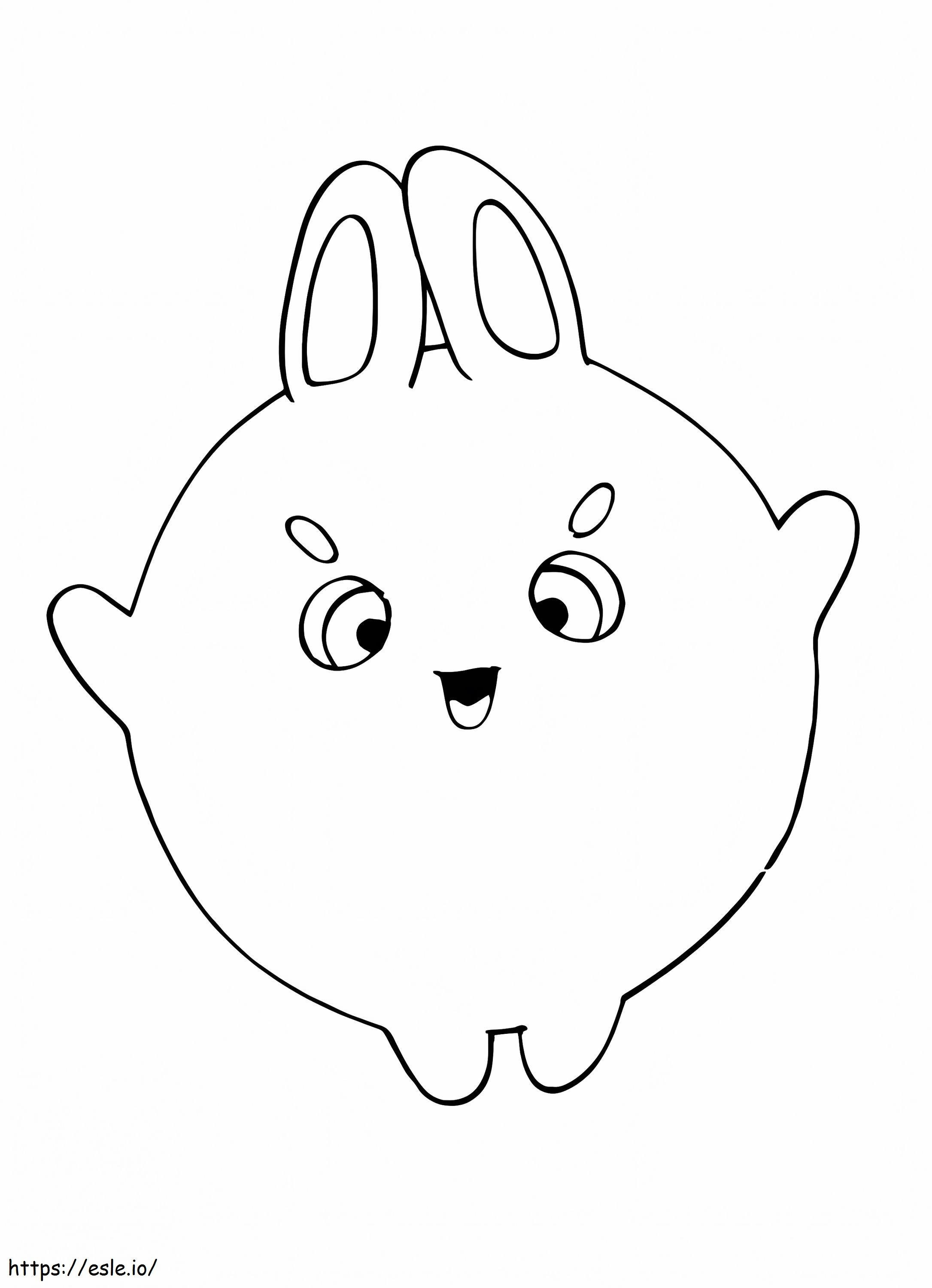 Coelhinhos ensolarados Big Boo para colorir