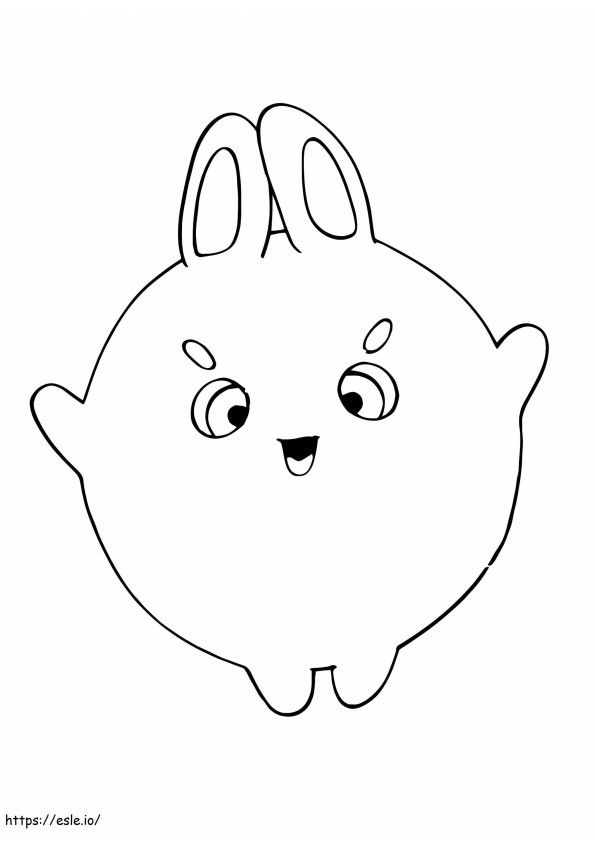 Zonnige konijntjes Big Boo kleurplaat