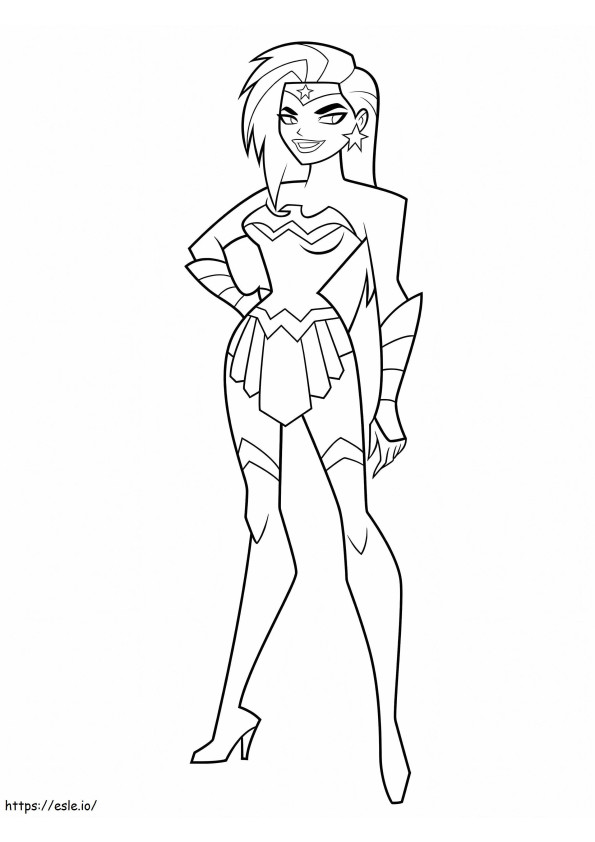Coloriage Wonder Woman 3 à imprimer dessin