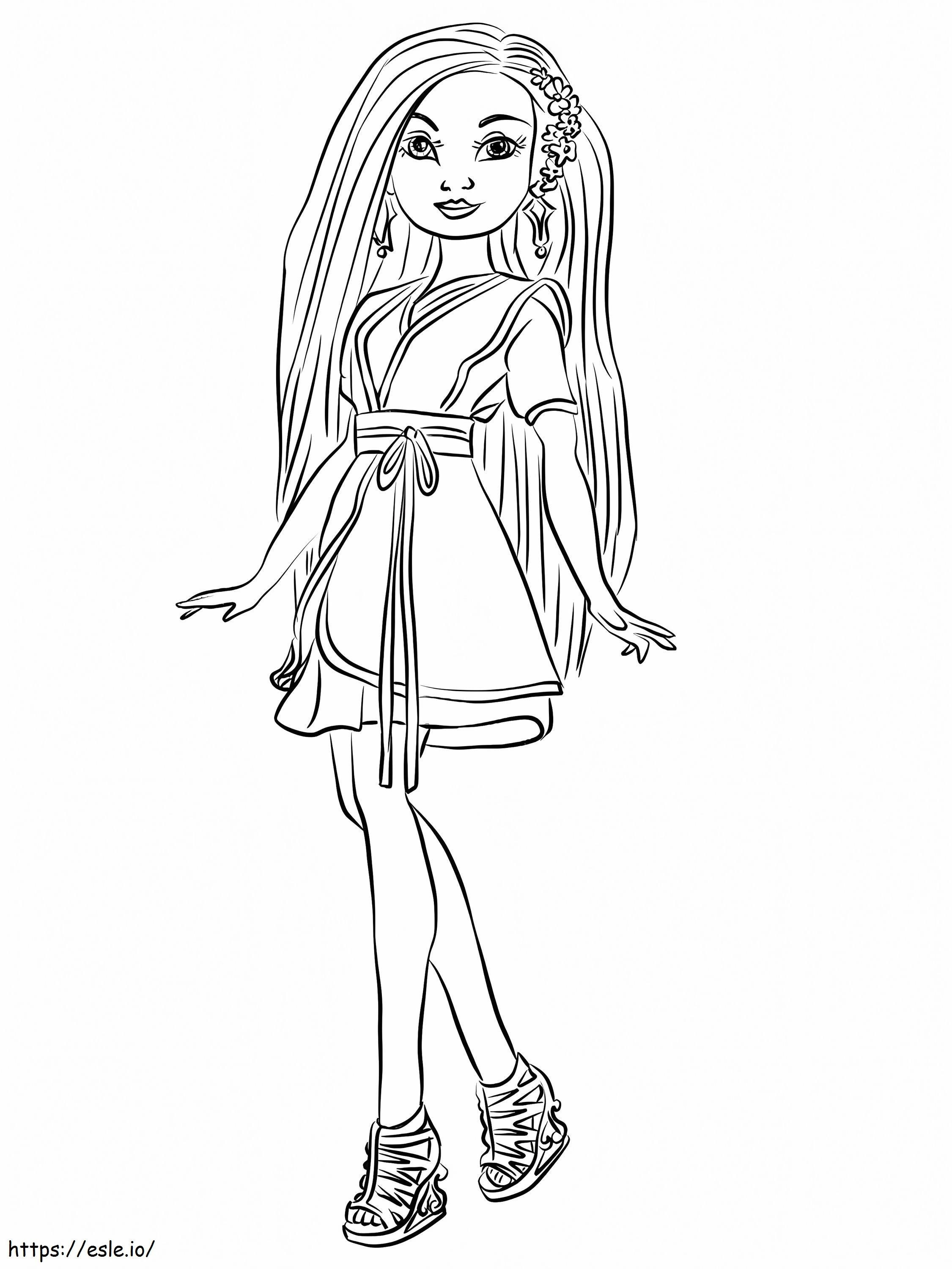 1584155494 Lonnie From Descendants Wicked World coloring page
