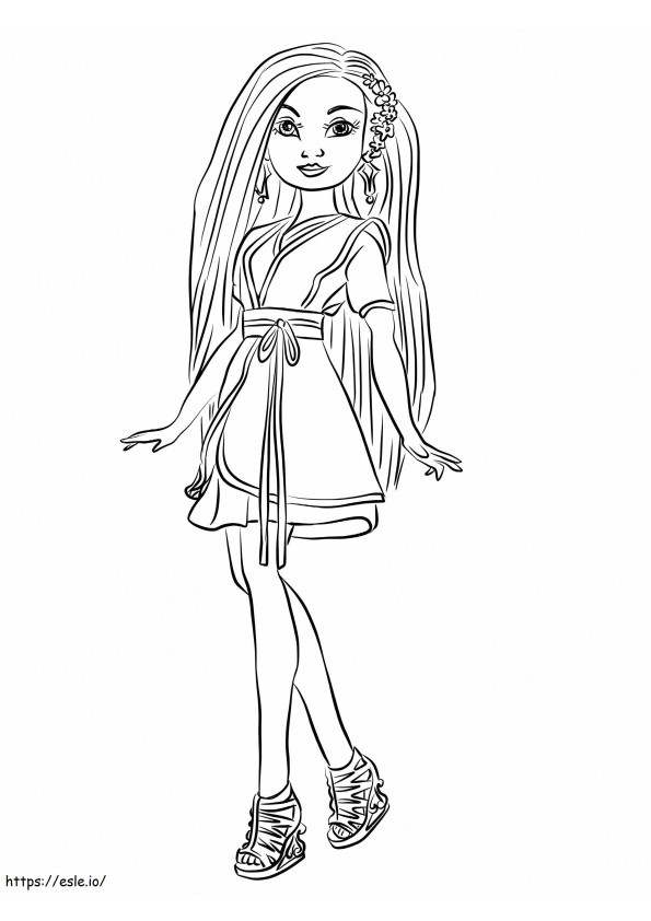 1584155494 Lonnie From Descendants Wicked World coloring page