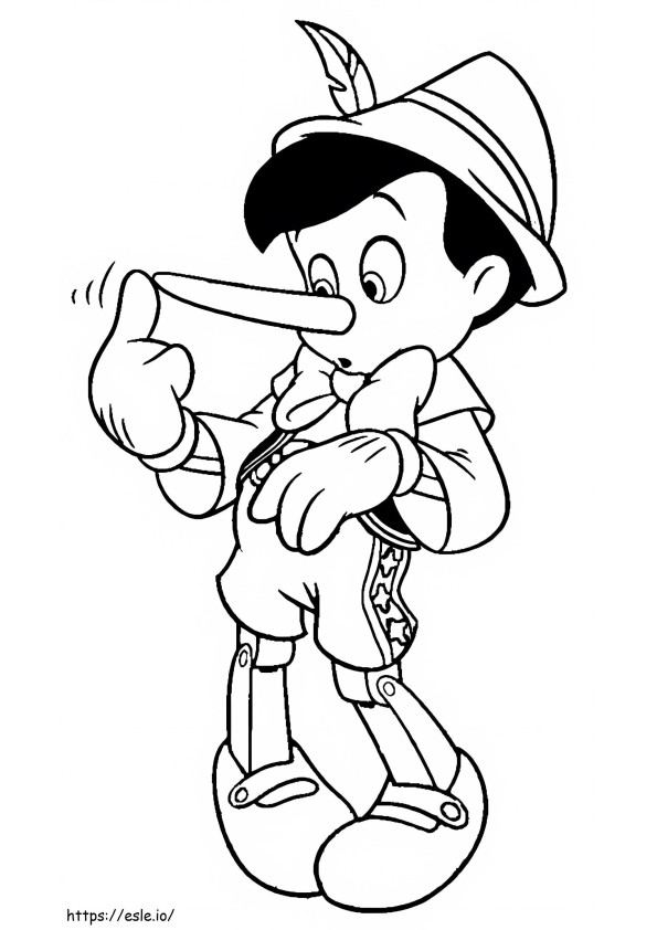 Pinocchio 1 coloring page
