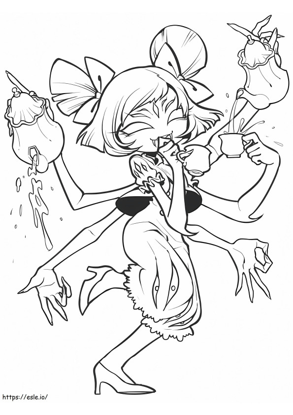 Muffet coloring page