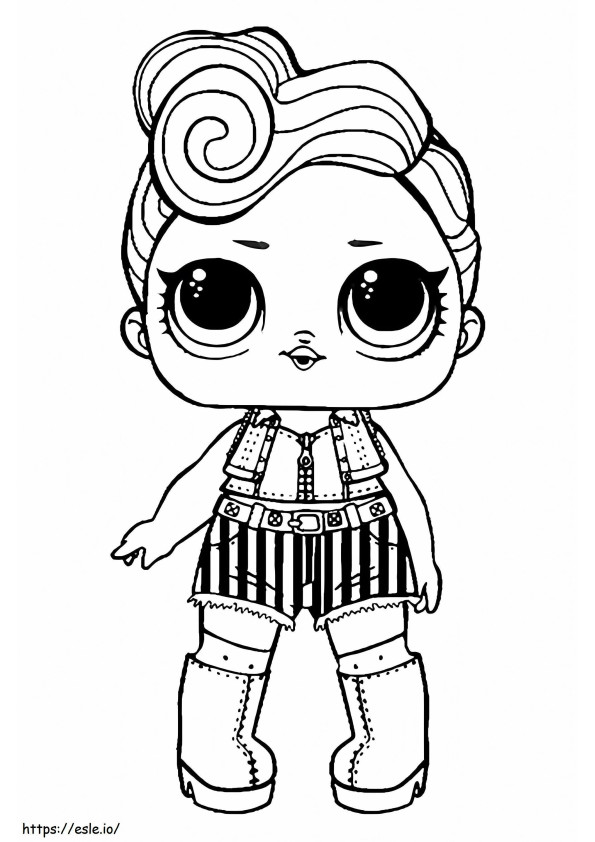 Lol Doll 19 coloring page