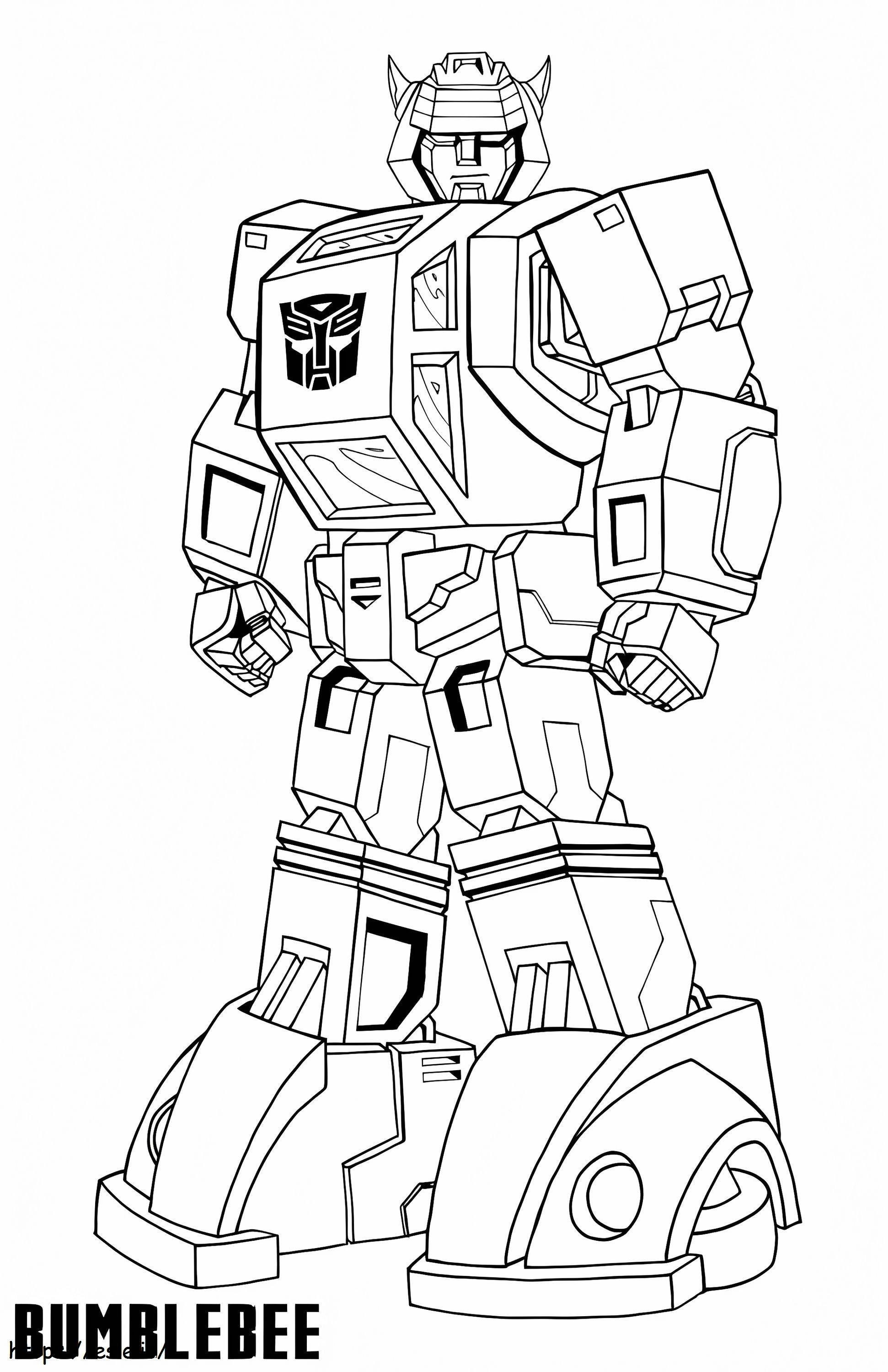 Bumblebee The Cartoon coloring page