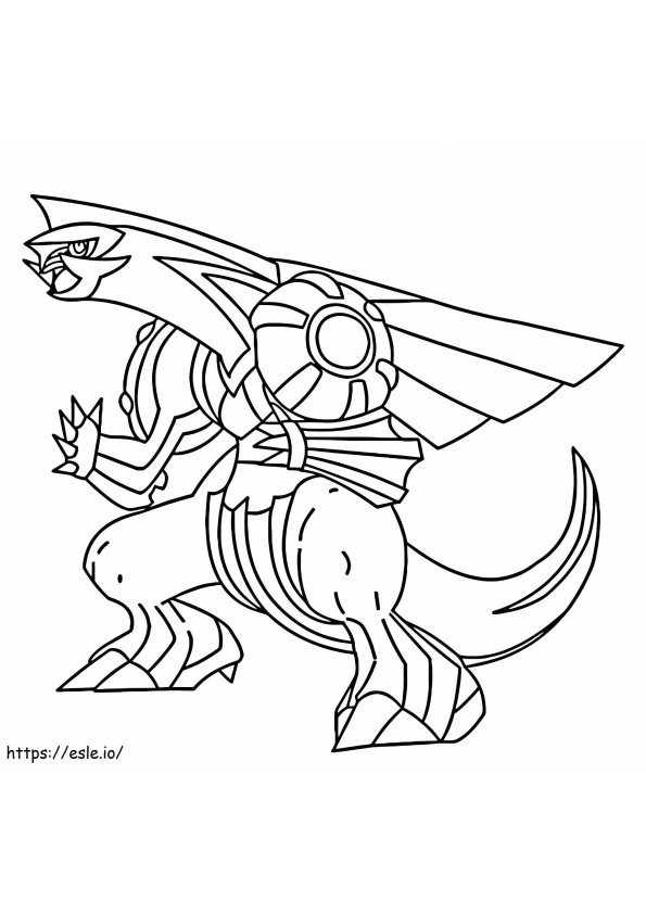 Palkia In Pokemon coloring page