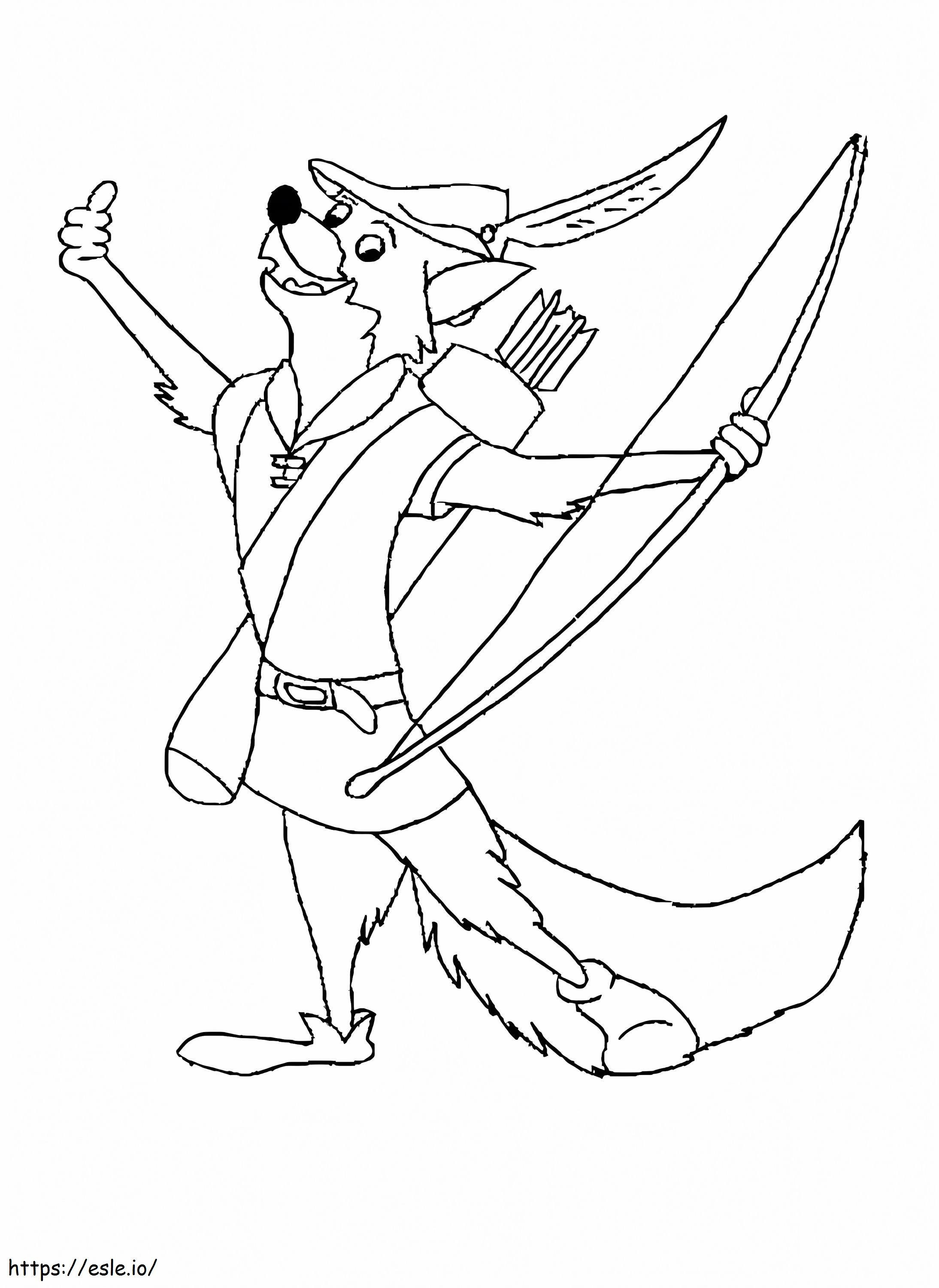 Robin Hood 5 da colorare