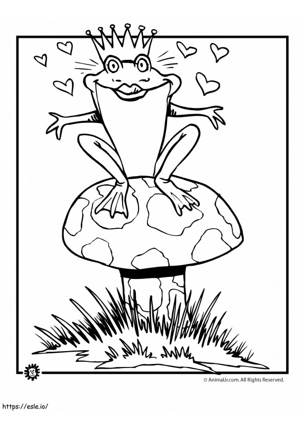 Queen Toad coloring page
