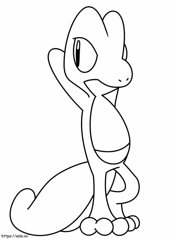 Treecko To Color coloring page