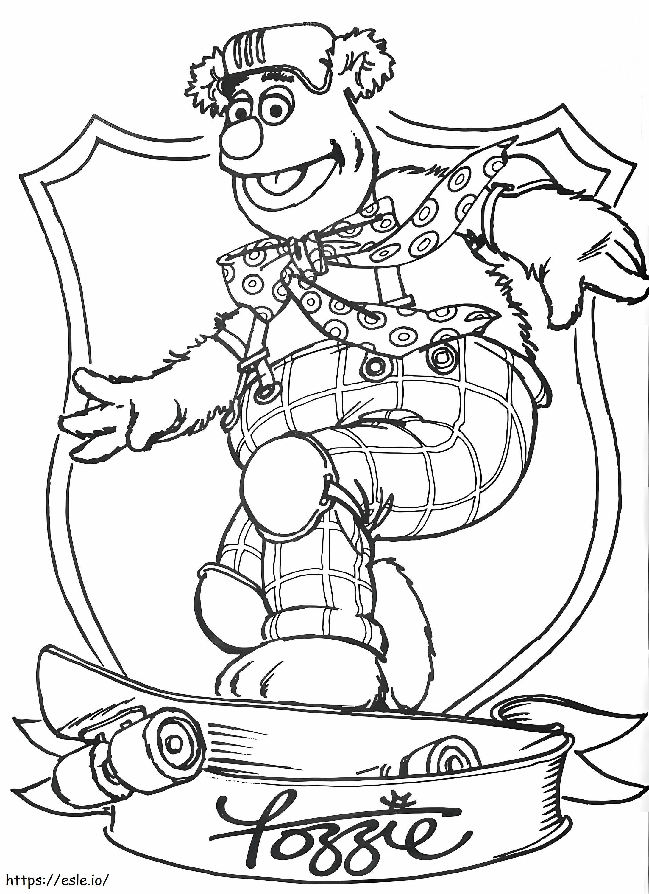 Fozzie Bear coloring page