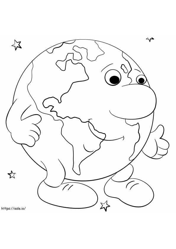 1559869543 Cartoon Earth Aaa4 coloring page