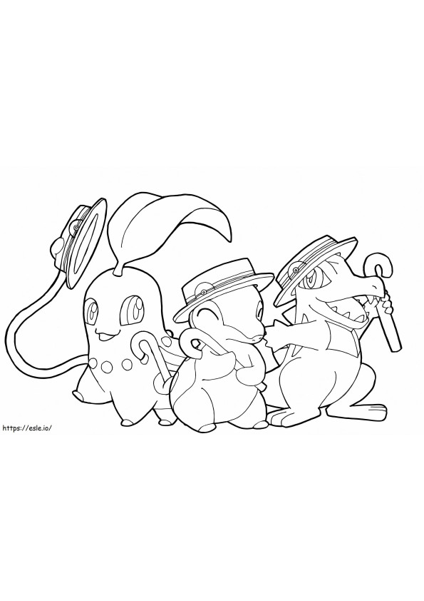 Cyndaquil 4 coloring page