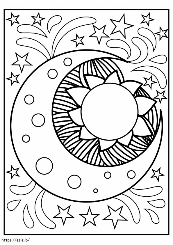 Mandala Sole e Luna