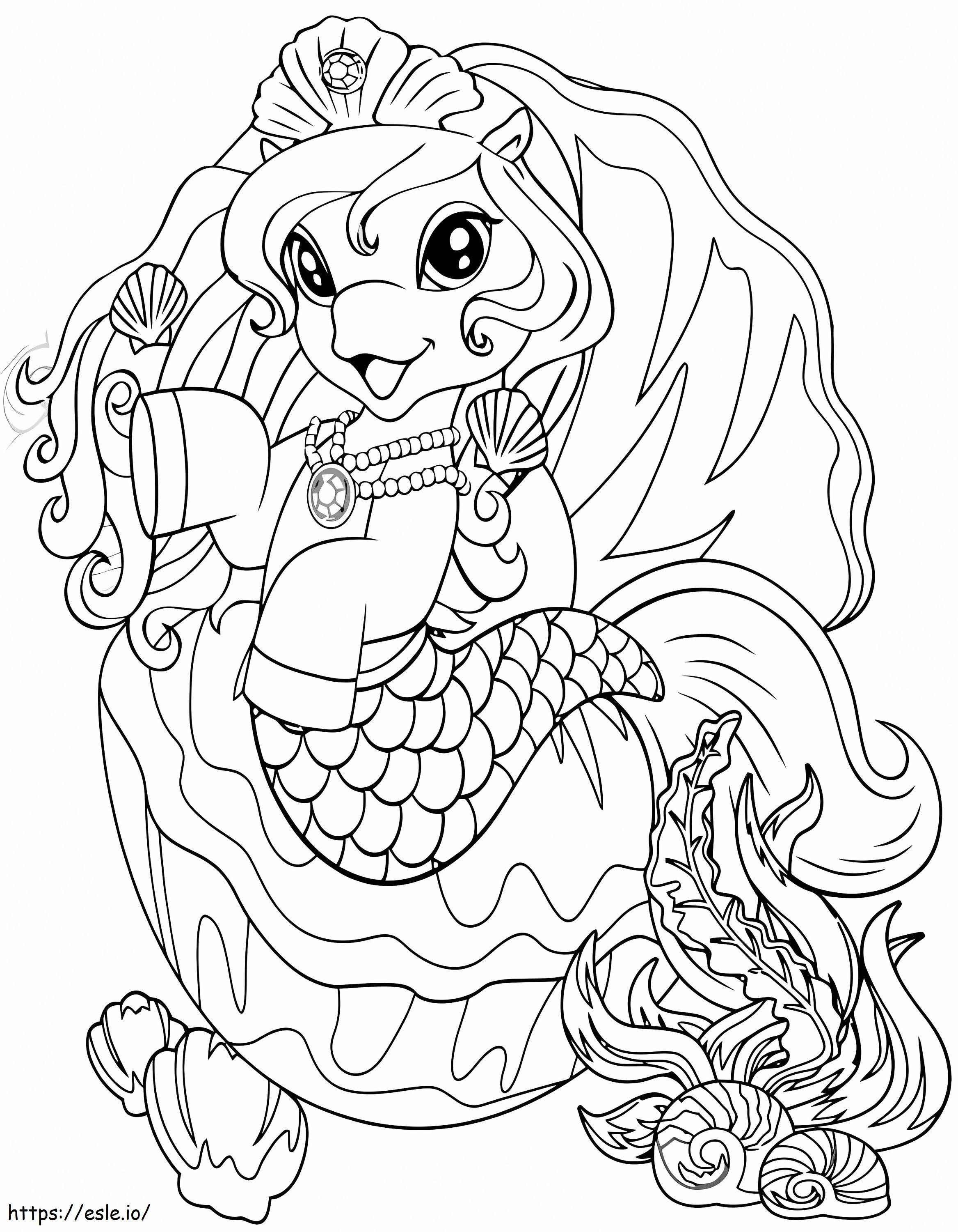 Glitterina Filly Funtasia coloring page