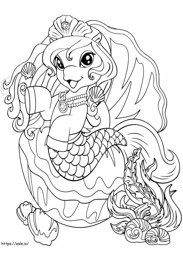 Glitterina Filly Funtasia coloring page