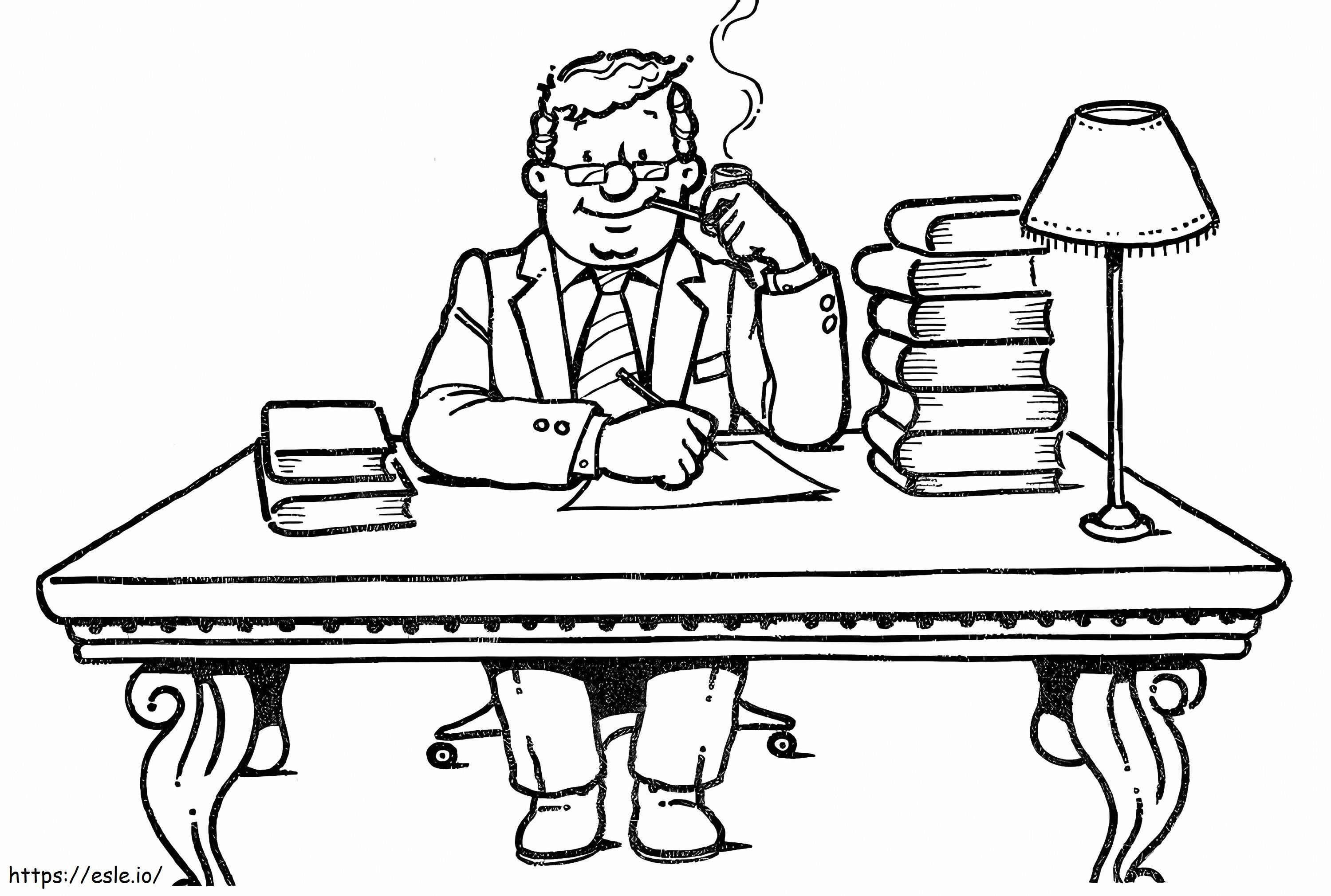 Lawyer 9 coloring page