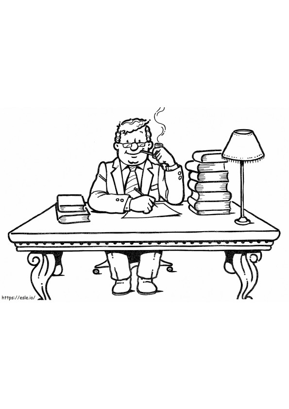 Lawyer 9 coloring page