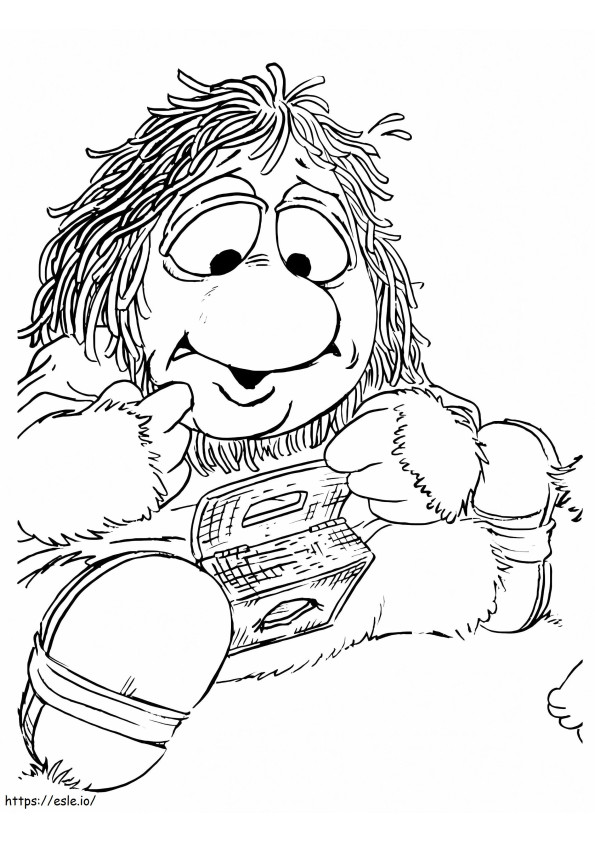 Junior Gorg From Fraggle Rock coloring page