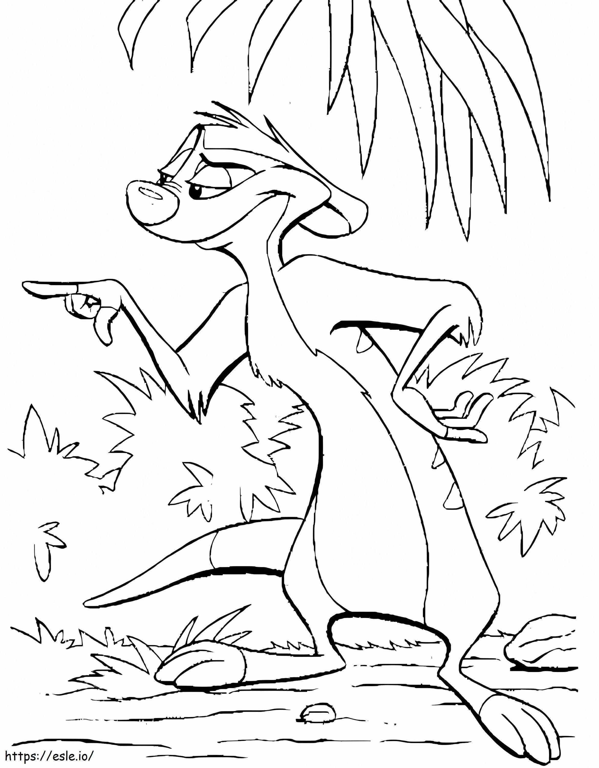 Timon From Disney coloring page