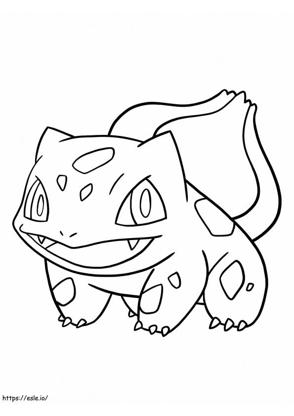 Bulbasaur 1 coloring page