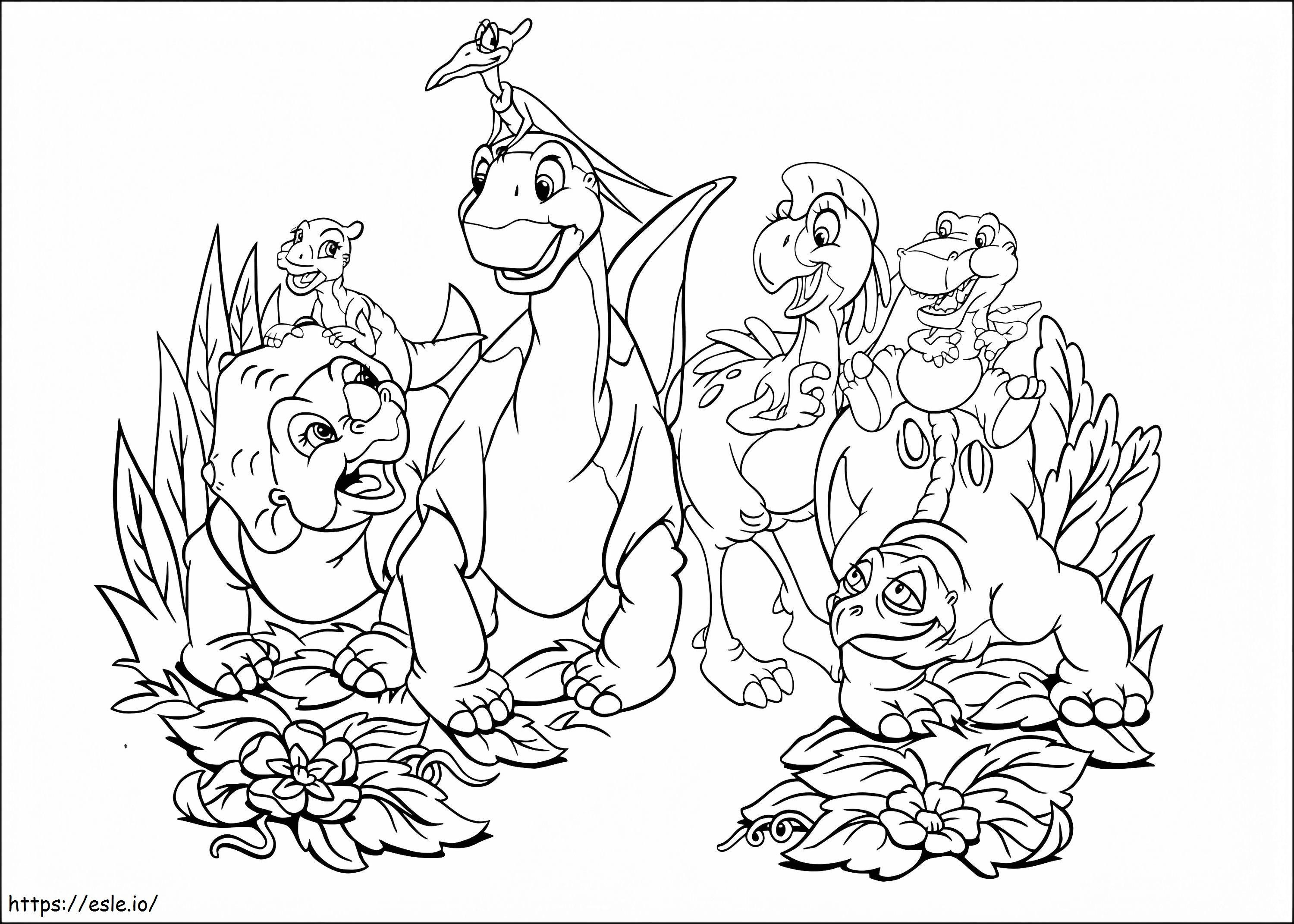 Land Before Time Printable coloring page