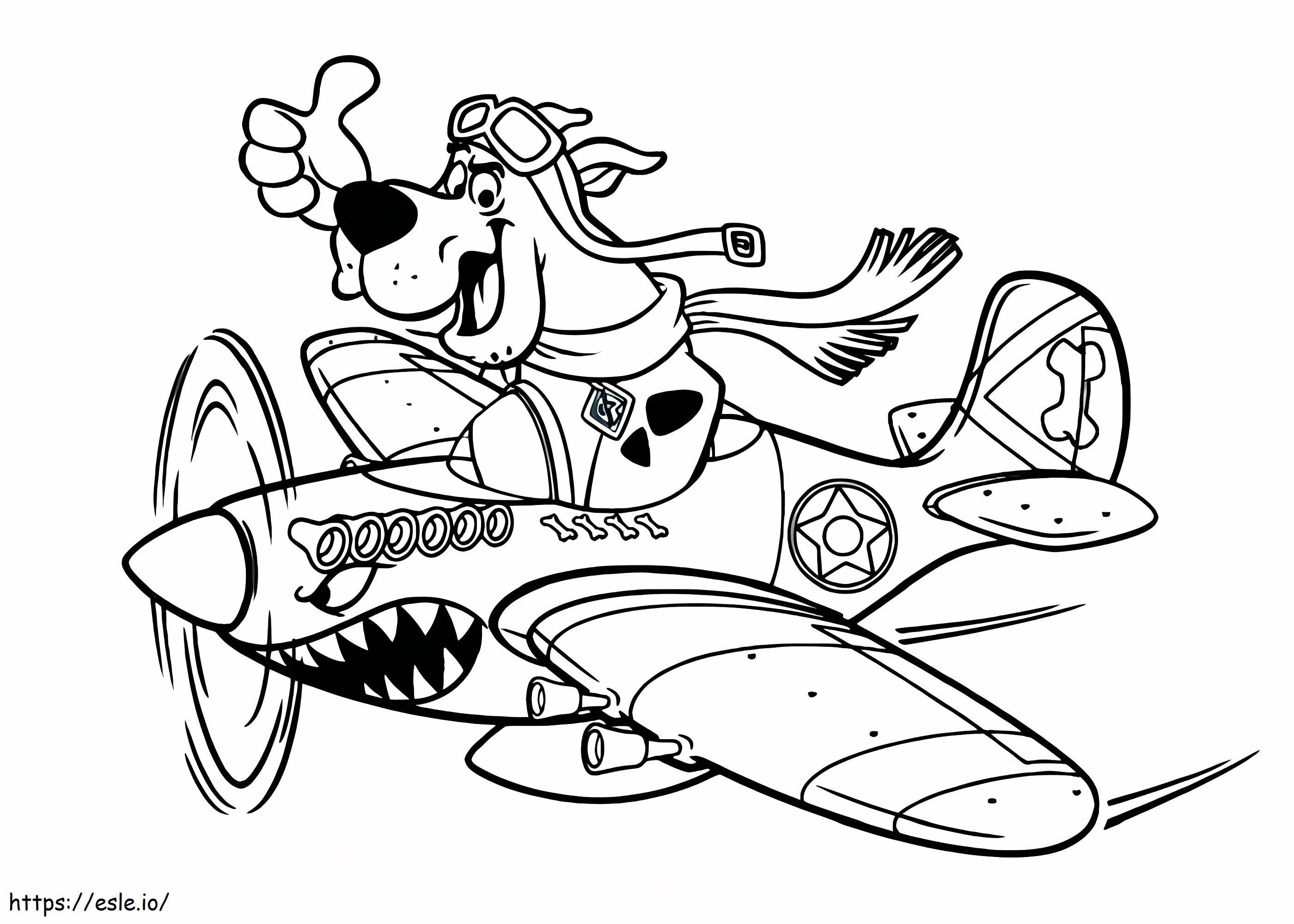 1532424708_Scooby Doo Flying A4 värityskuva