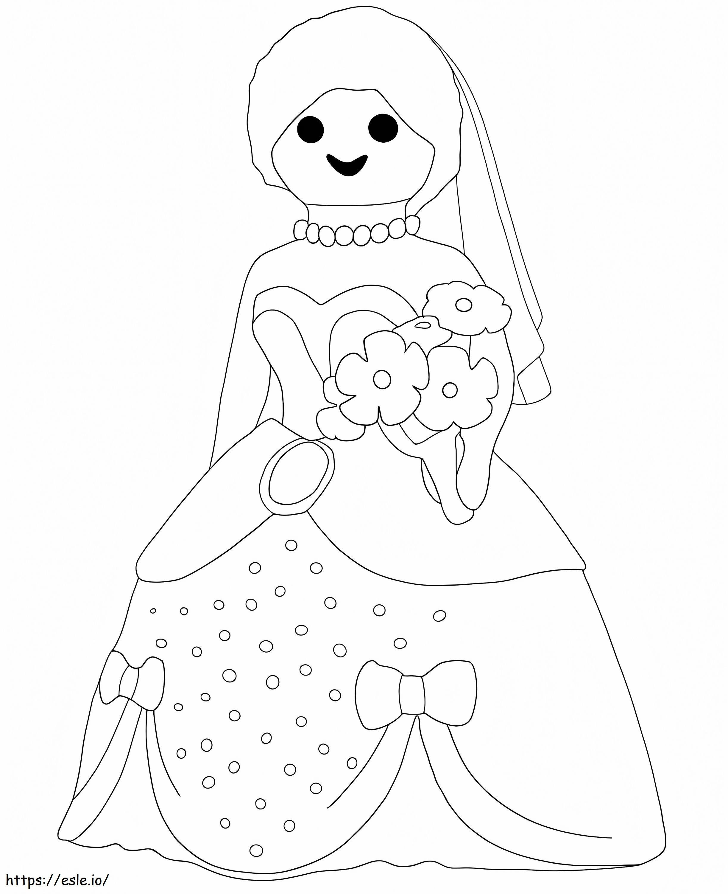 Wedding Playmobil coloring page