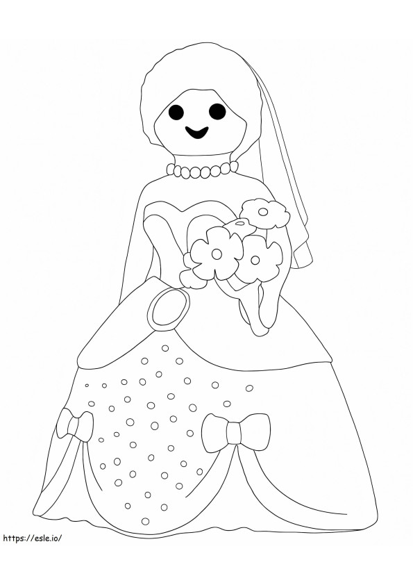 Wedding Playmobil coloring page