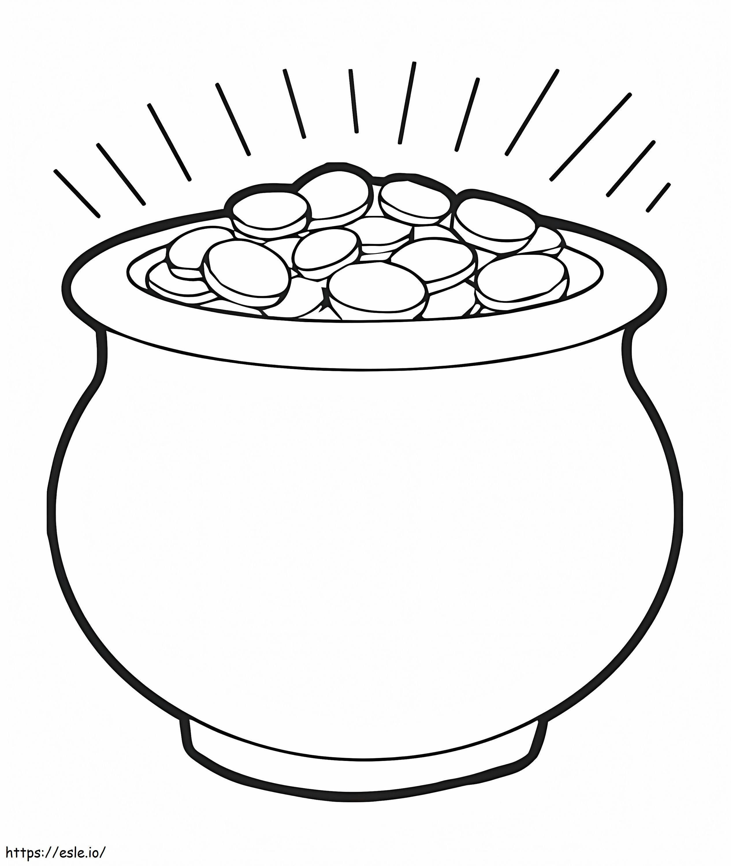 A Pot Of Gold coloring page