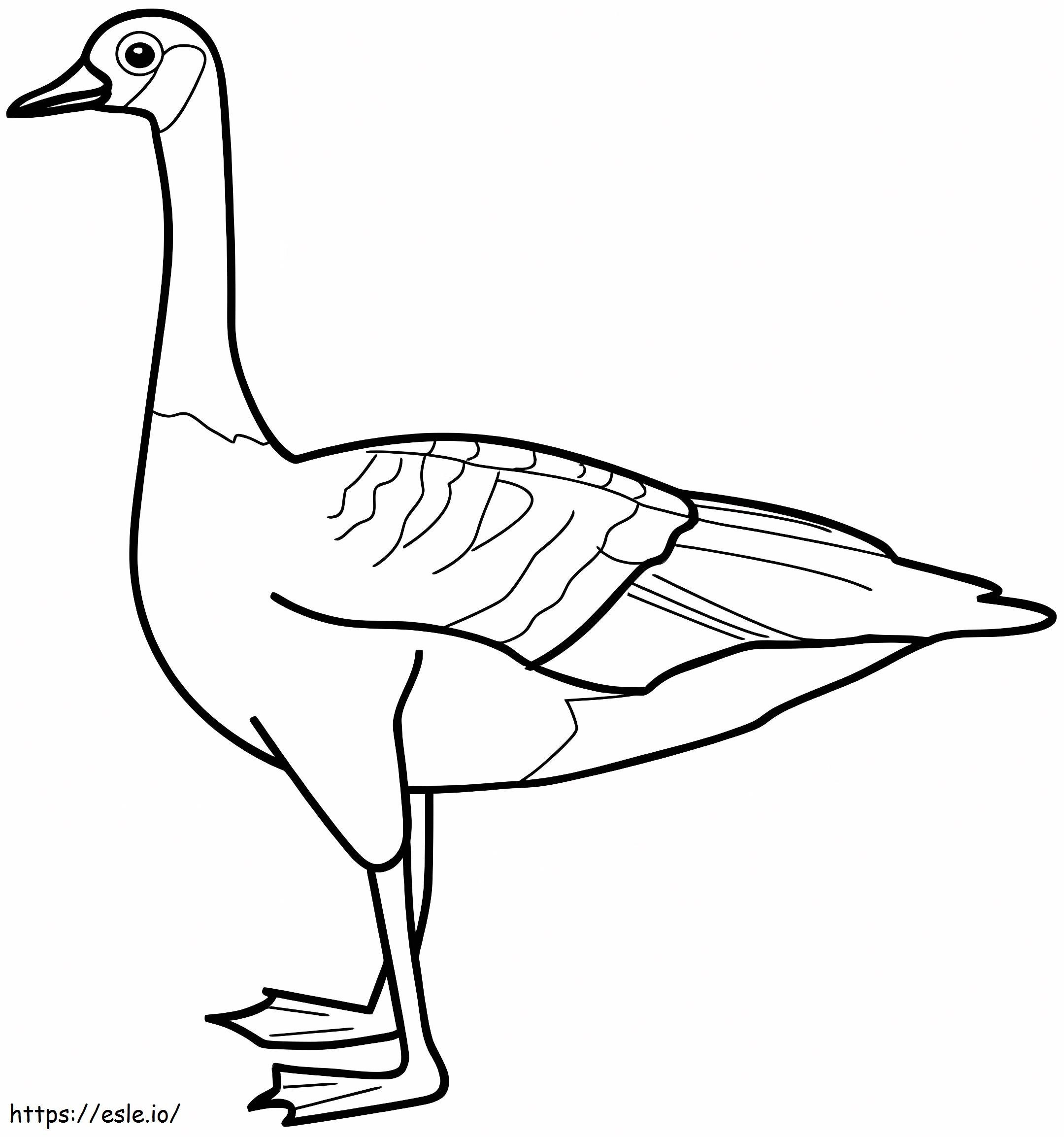 Awesome Goose coloring page