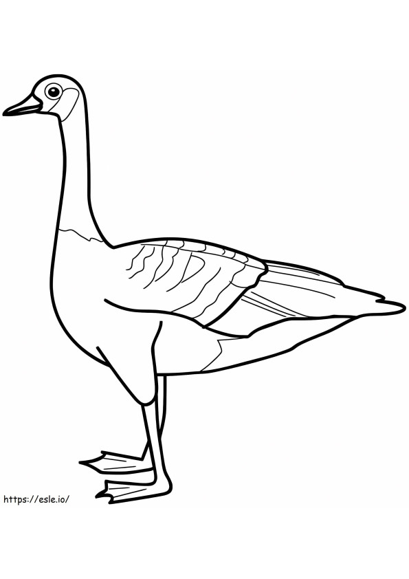 Awesome Goose coloring page