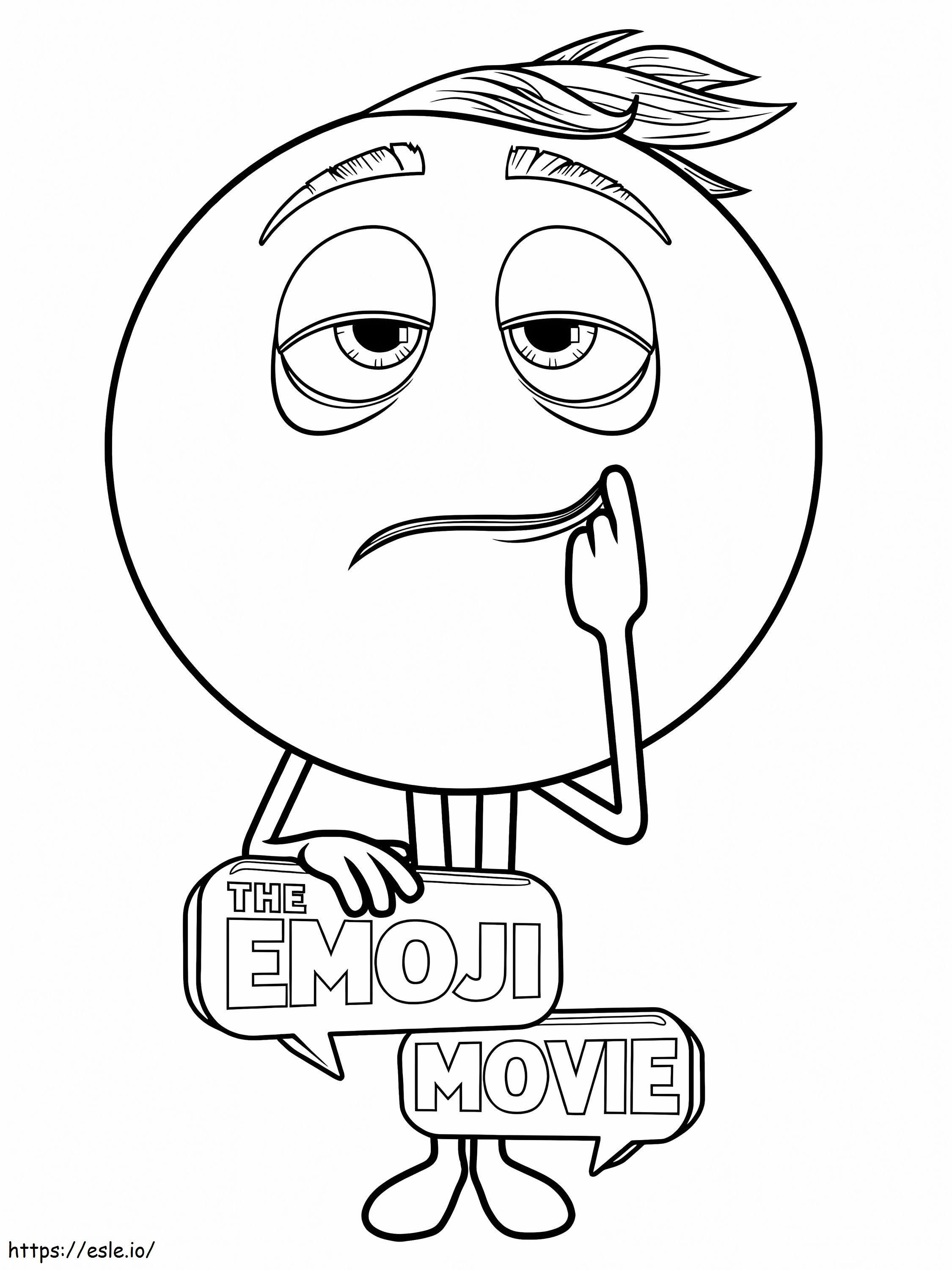 Coloriage Gratuit Le film Emoji à imprimer dessin