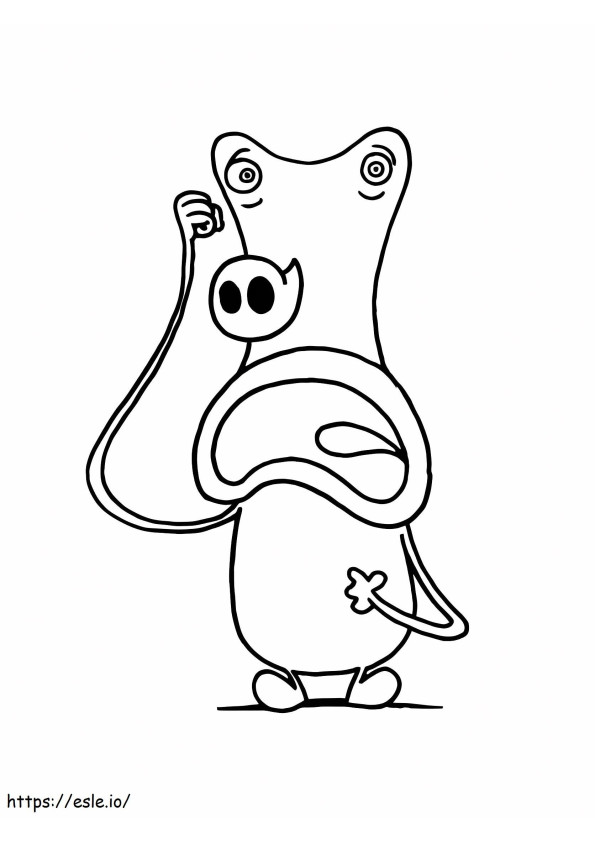 Etno Polino Space Goofs coloring page