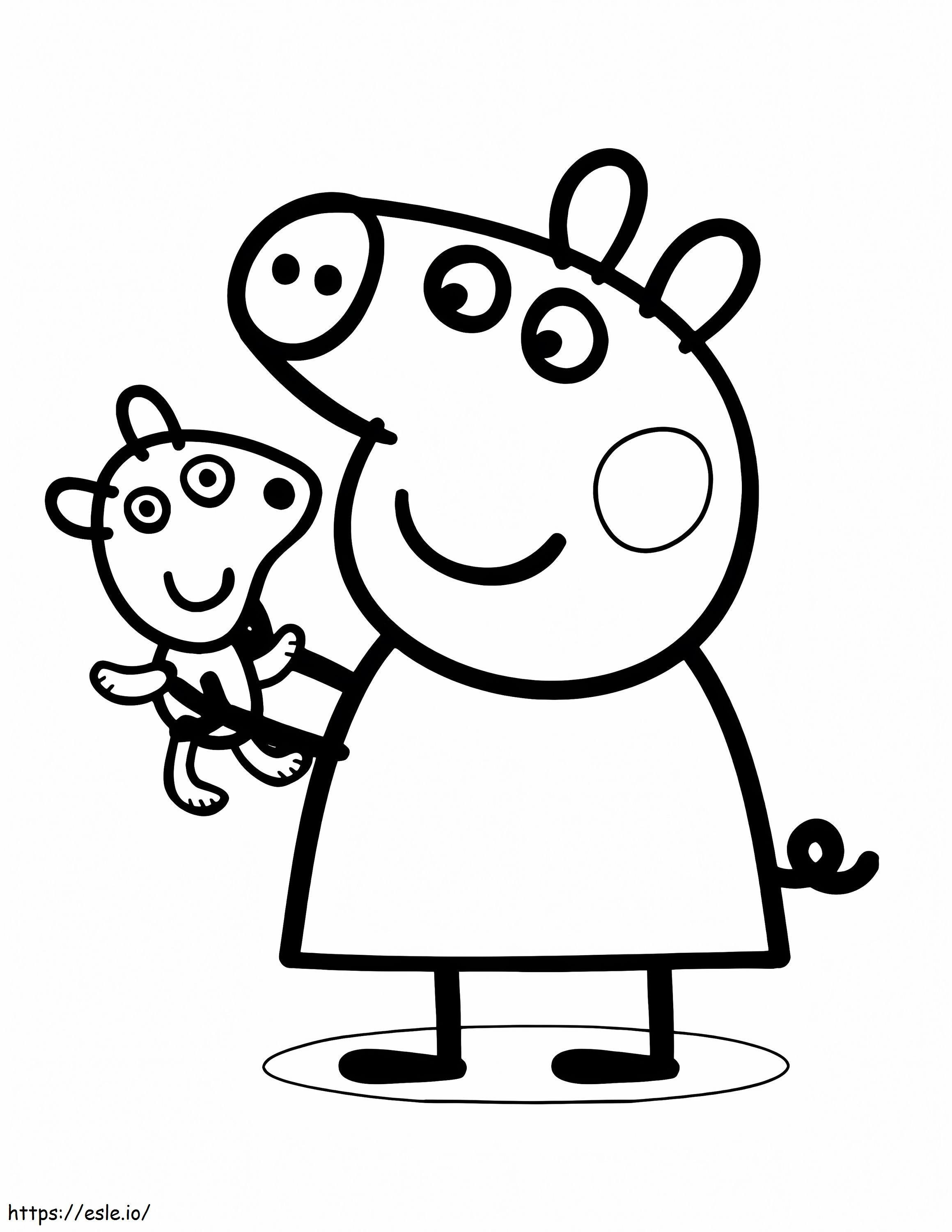 1582685973 Peppa Pig Pictures To Colour Central Image coloring page