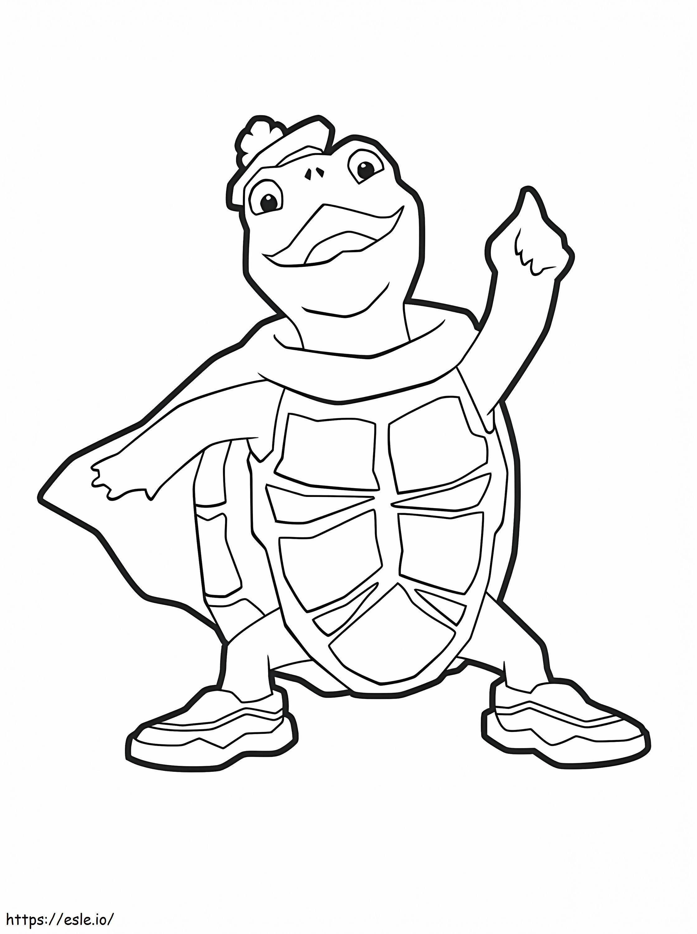 Awesome Turtle 1 coloring page