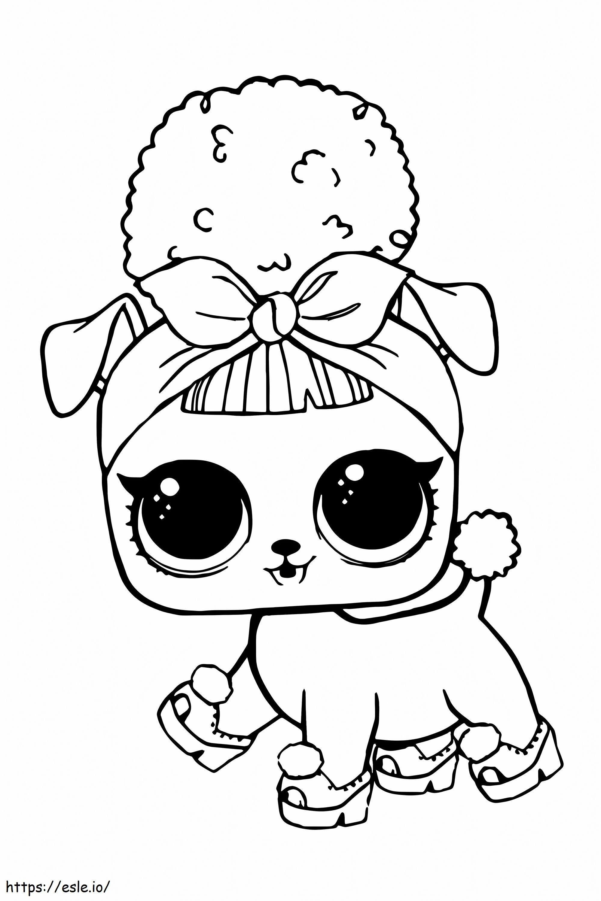 LOL Pet Puppy Bee coloring page