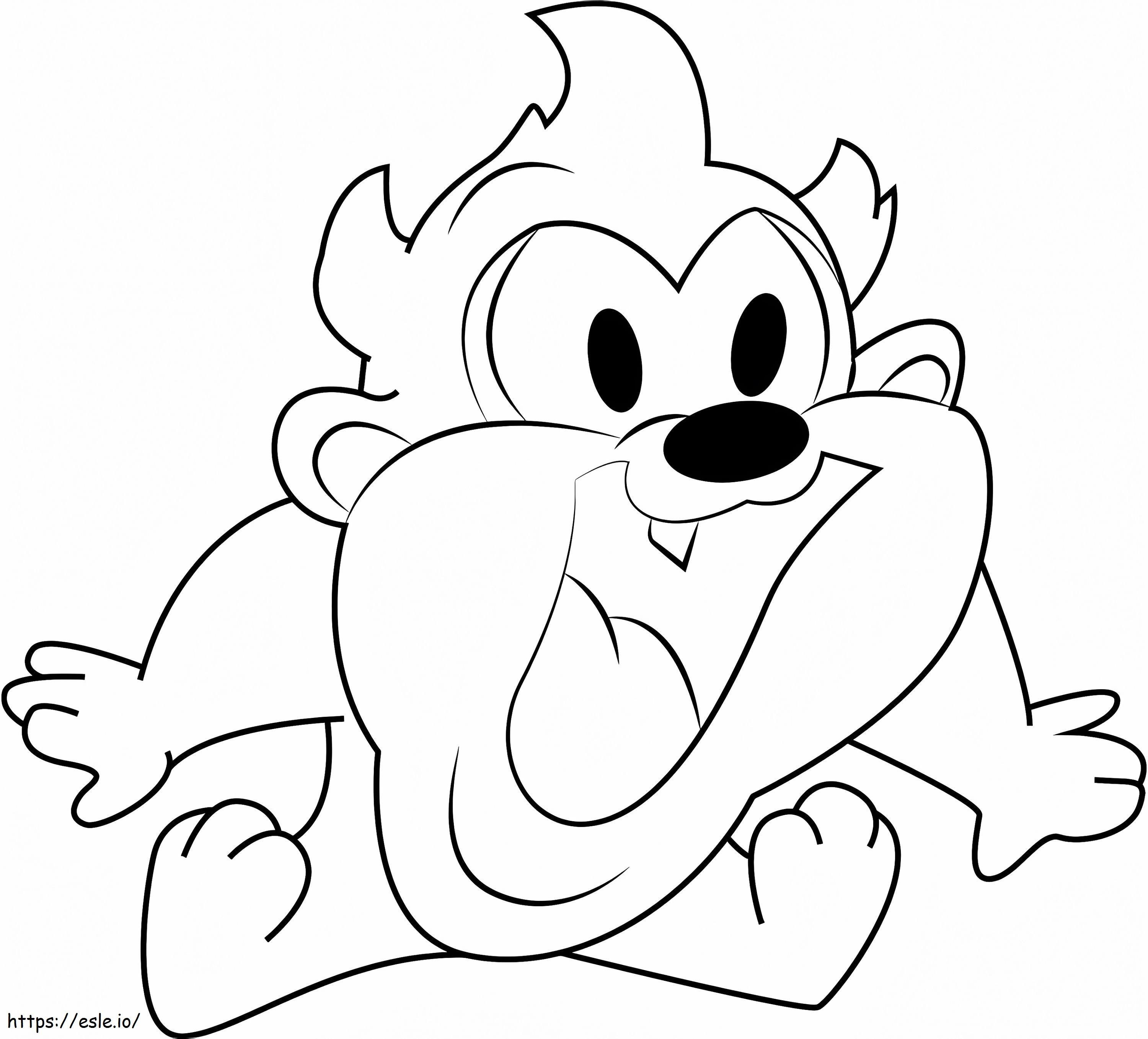 1531448862 Happy Baby Taz A4 coloring page