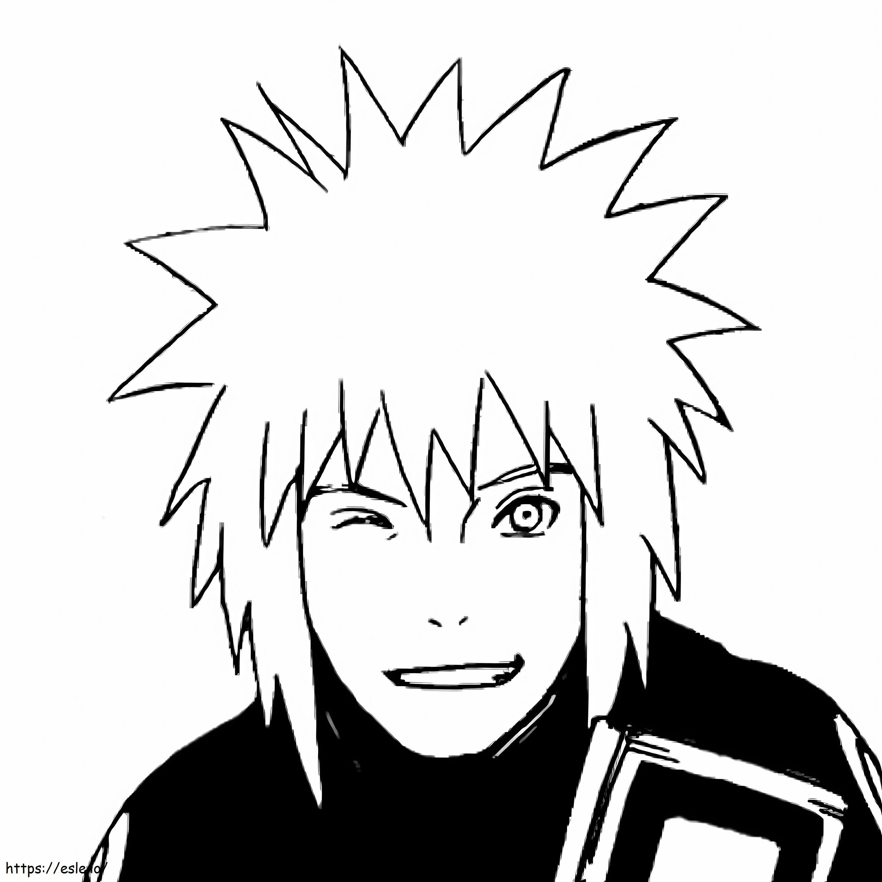 Pria Naruto yang lucu Gambar Mewarnai