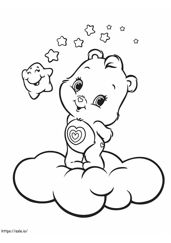 Ausmalbilder Baby Care Bears