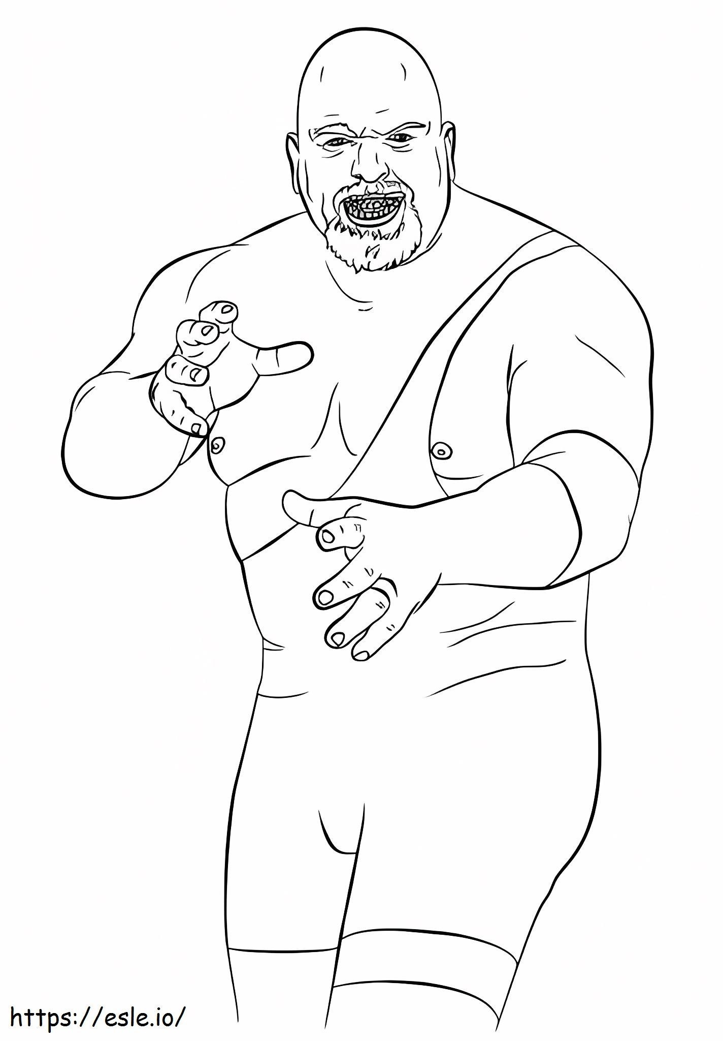 WWE The Big Show coloring page