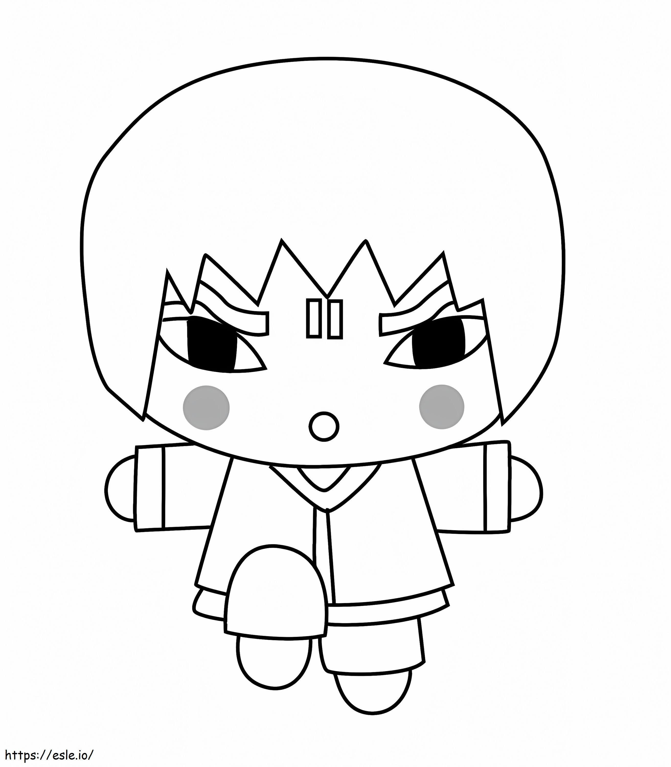 1596499853 How To Draw Abyo From Pucca Step 0 coloring page